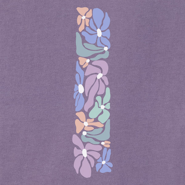 Life Is Good Women's Bloom Where You're Planted Flower Long Sleeve Crusher Boxy Tee