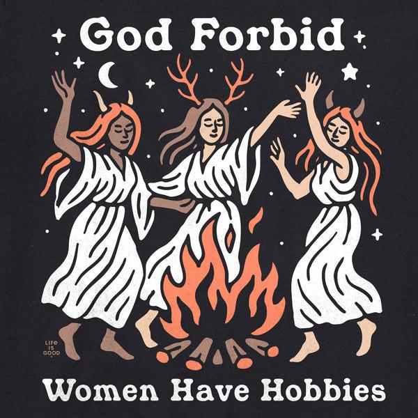 Life Is Good Women's Bonfire Hobbies Crusher-LITE Shrunken Tee