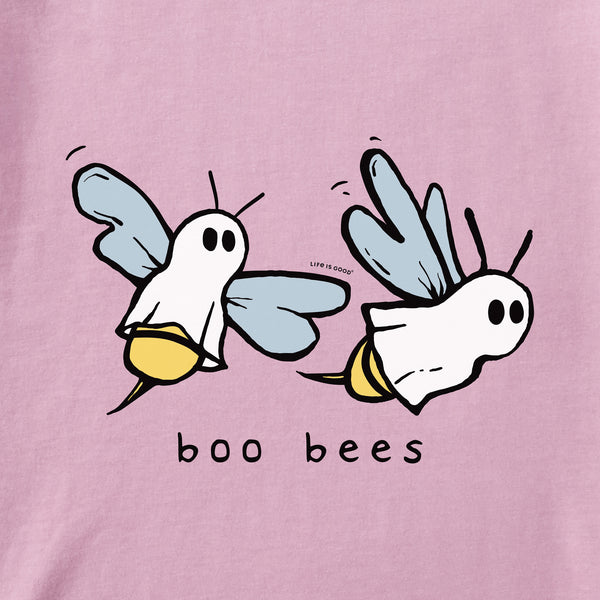 Life Is Good Women's Boo Bees Long Sleeve Crusher Boxy Tee