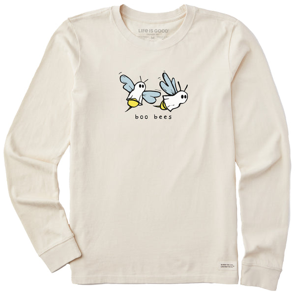 Life Is Good Women's Boo Bees Long Sleeve Crusher Tee