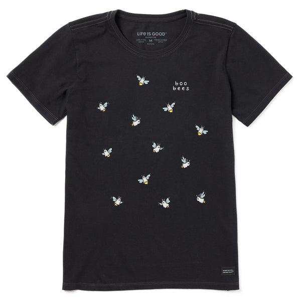 life is good Women's Boo Bees Scatter Short Sleeve Crusher Tee
