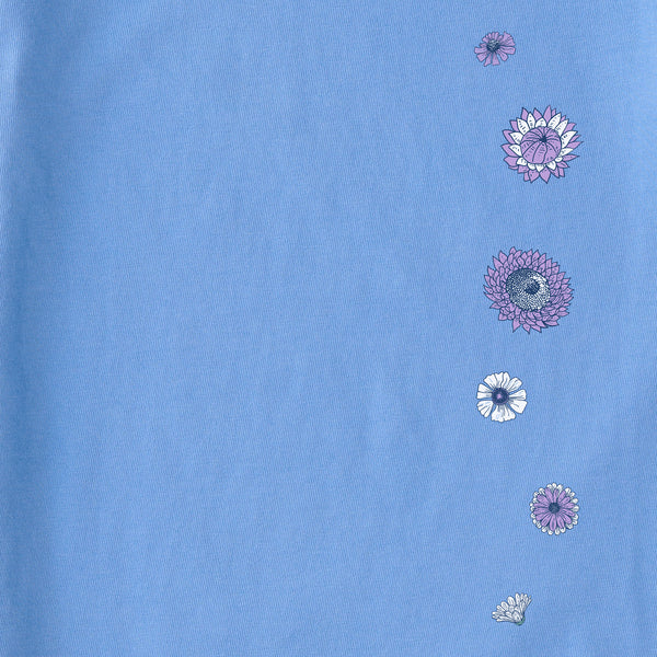 Life Is Good Women's Botanical Flowers Long Sleeve Crusher Vee