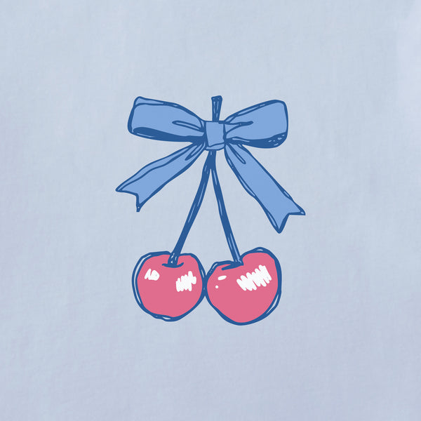 Life Is Good Women's Bows And Cherries Long Sleeve Crusher Tee