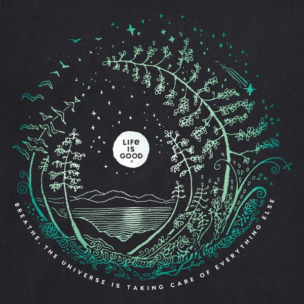 Life Is Good Women's Breathe Moon Evergreen Fern Crusher Tank