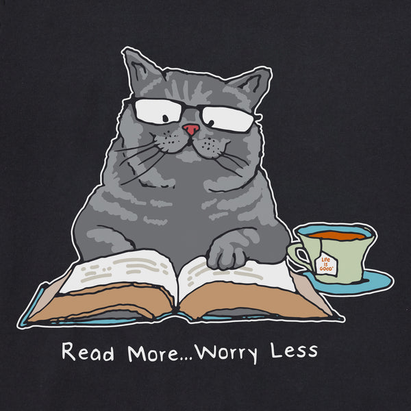 Life Is Good Women's British Shorthair Tabby Read More Short Sleeve Tee