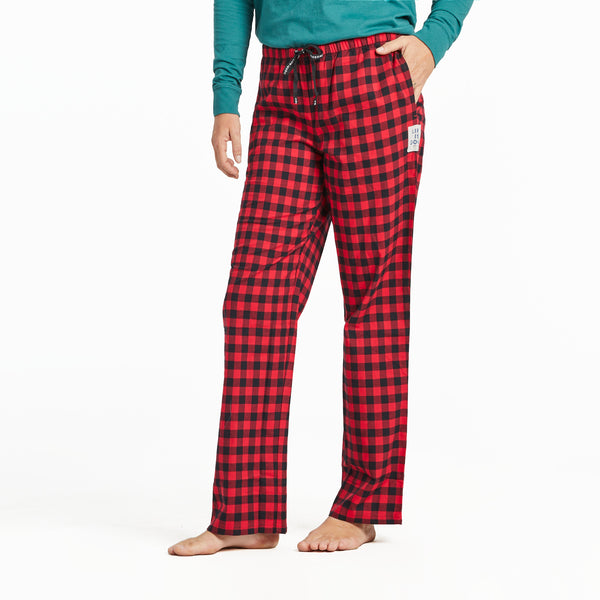 life is good Women's Buffalo Check Pattern Classic Sleep Pant