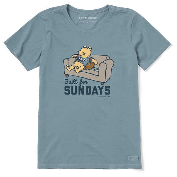 life is good Women's Built for Sundays Short Sleeve Crusher Tee