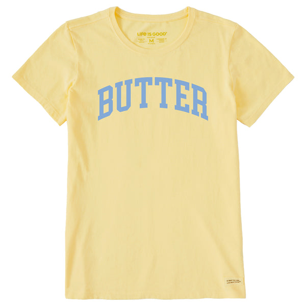 life is good Women's Butter Athletic Arch Short Sleeve Crusher Tee