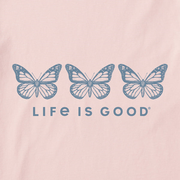 Life Is Good Women's Butterfly Trio Lightweight Sleep Tee