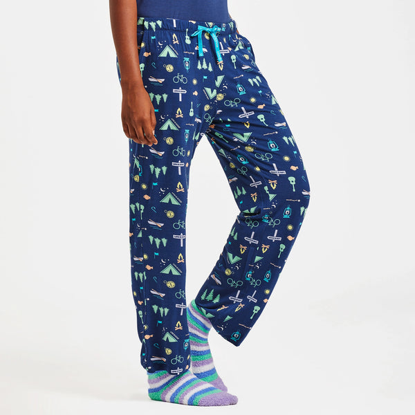 life is good Women's Camp LIG Pattern Lightweight Sleep Pant