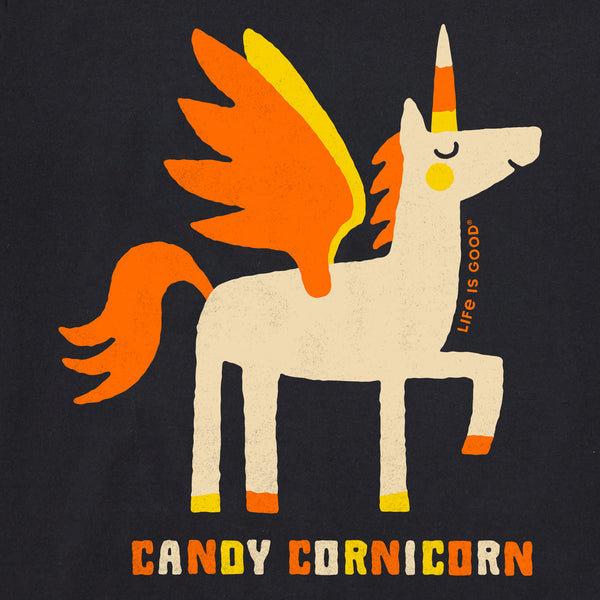 Life Is Good Women's Candy Cornicorn Short Sleeve Tee
