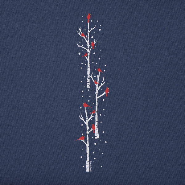 Life Is Good Women's Cardinal Birch Trees Long Sleeve Crusher Tee
