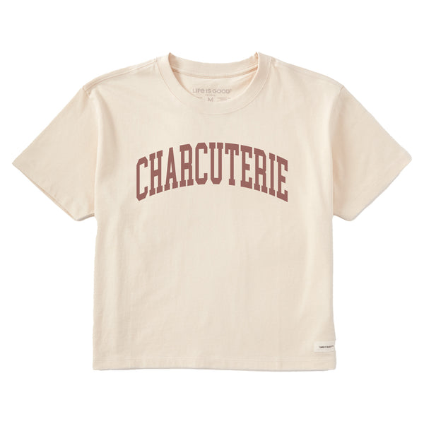life is good Women's Charcuterie Athletic Arch Short Sleeve Crusher Boxy Tee