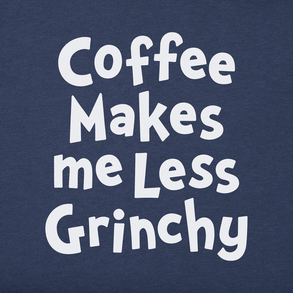 Life Is Good Women's Coffee Makes Me Less Grinchy Long Sleeve Crusher Tee