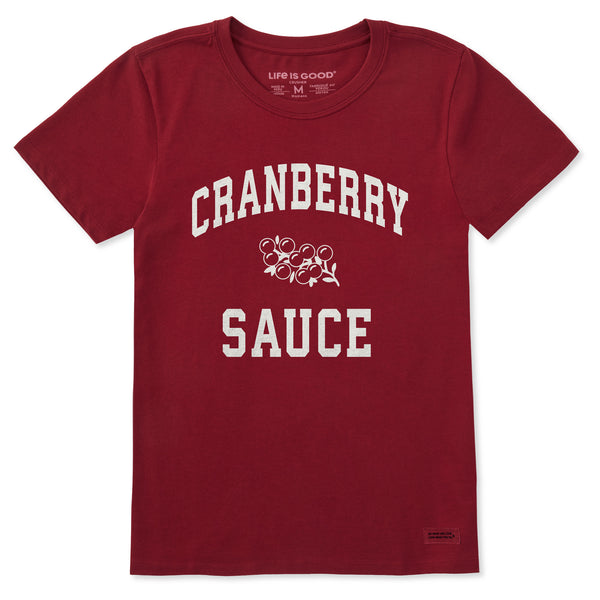 life is good Women's Cranberry Sauce Arch Short Sleeve Crusher Tee