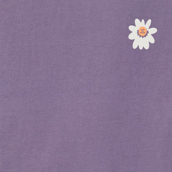 Life Is Good Women's Daisies Short Sleeve Crusher Tee