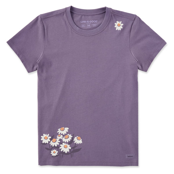 life is good Women's Daisies Short Sleeve Crusher Tee