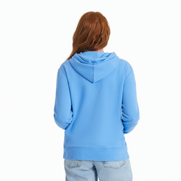 Life Is Good Women's Daisy Circle Psychedelic Simply True Fleece Hoodie