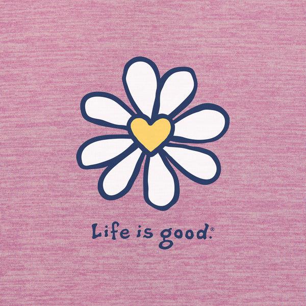 Life Is Good Women's Daisy Heart Mini Sun Crusher Tank