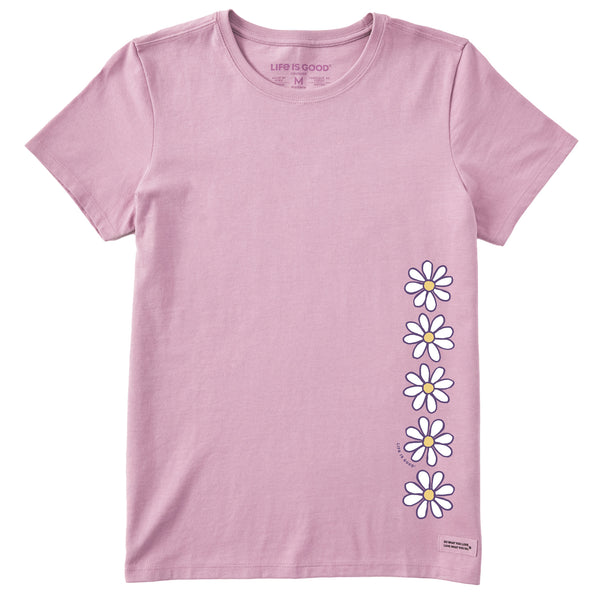 life is good Women's Daisy Vertical Chain Short Sleeve Crusher Tee