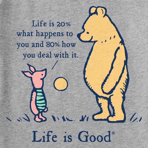 Life Is Good Women's Deal With It Winnie U0026 P Short Sleeve Tee