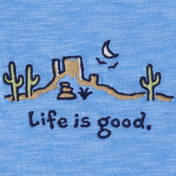 Life Is Good Women's Desert Vista Textured Slub Tank