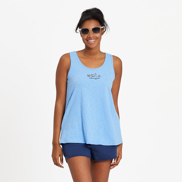 life is good Women's Desert Vista Textured Slub Tank