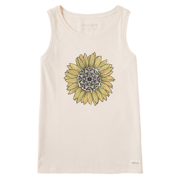 life is good Women's Detailed Sunflower Crusher Tank