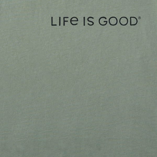 Life Is Good Women's Detailed Wildflower Garden Short Sleeve Crusher Boxy Tee