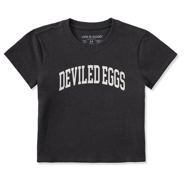 life is good Women's Deviled Eggs Athletic Arch Crusher-LITE Shrunken Tee