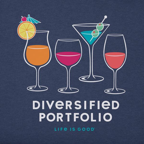 Life Is Good Women's Diversified Portfolio Cocktails Snuggle Up Relaxed Sleep Vee