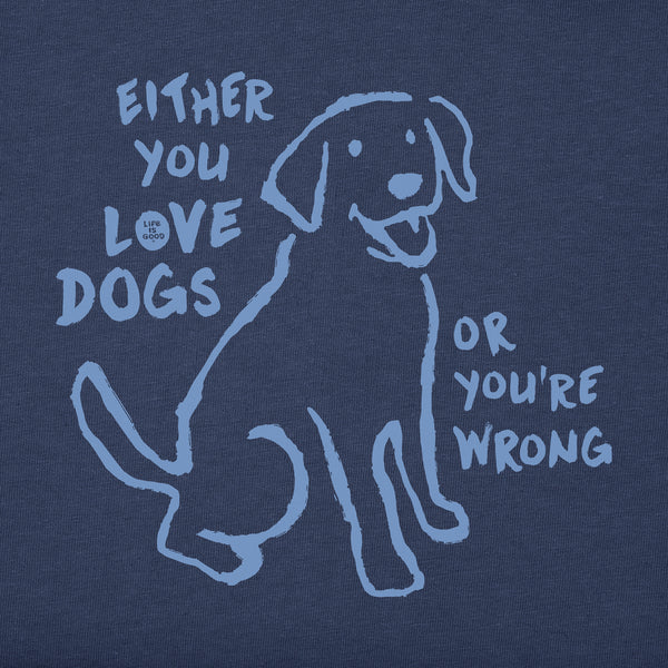 Life Is Good Women's Dog Love Snuggle Up Relaxed Sleep Vee