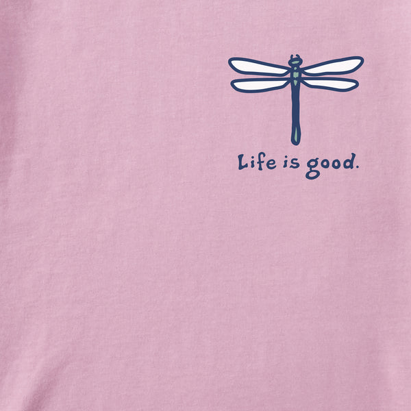 Life Is Good Women's Dragonfly Simply True Fleece Zip Hoodie