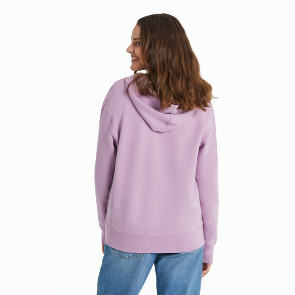 Life Is Good Women's Dragonfly Simply True Fleece Zip Hoodie