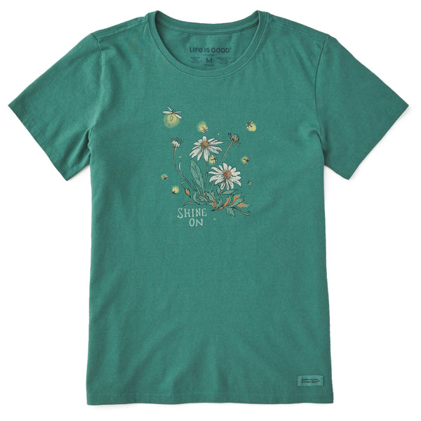 life is good Women's Dreamy Shine On Daisies Short Sleeve Crusher Tee