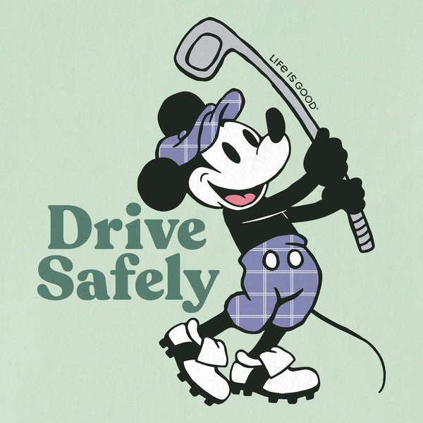 Life Is Good Women's Drive Safely Willie Short Sleeve Crusher Tee