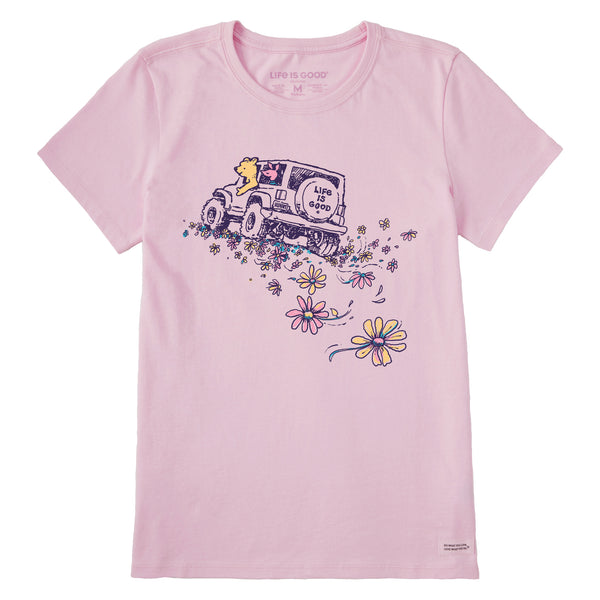 life is good Women's Driving Miss Piggy Short Sleeve Tee