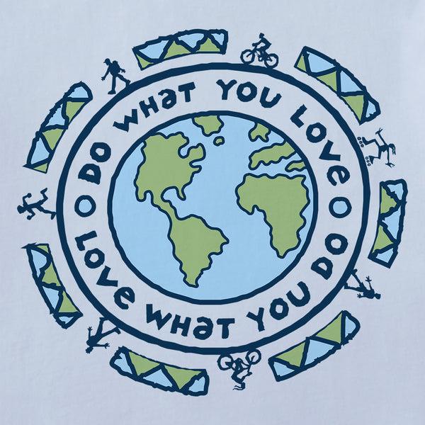 Life Is Good Women's DWYL Earth Crusher-LITE Shrunken Tee