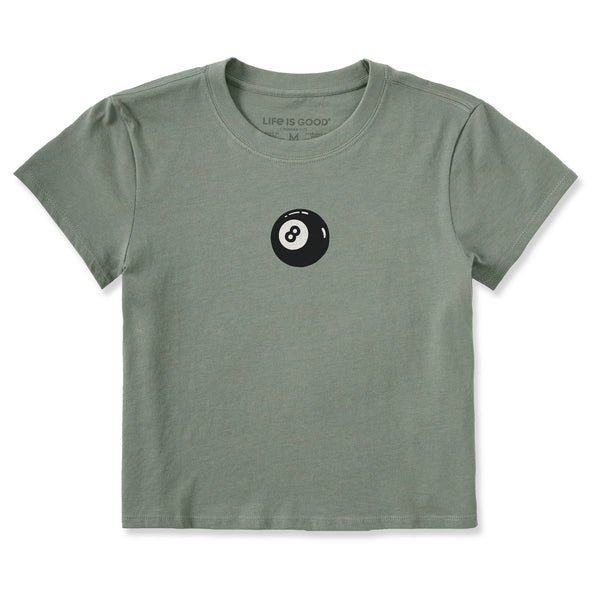 life is good Women's Eight Ball Mini Crusher-LITE Shrunken Tee
