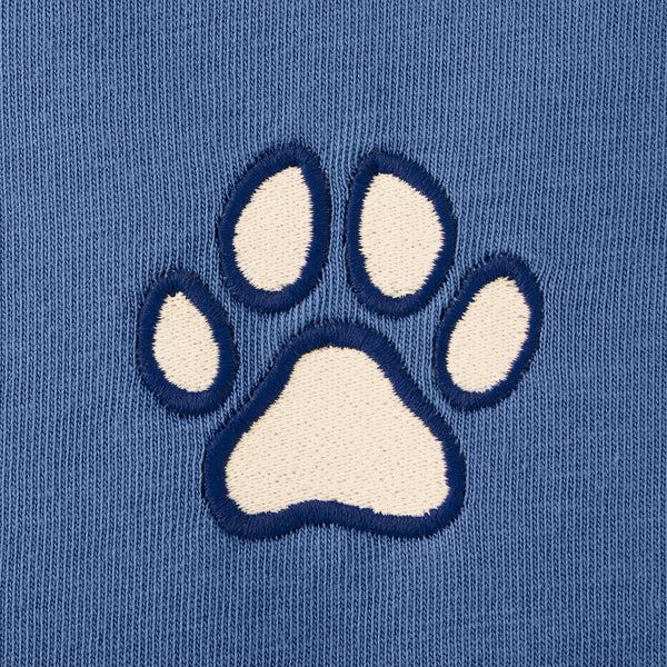 Life Is Good Women's Embroidered Paw Short Sleeve Crusher Tee