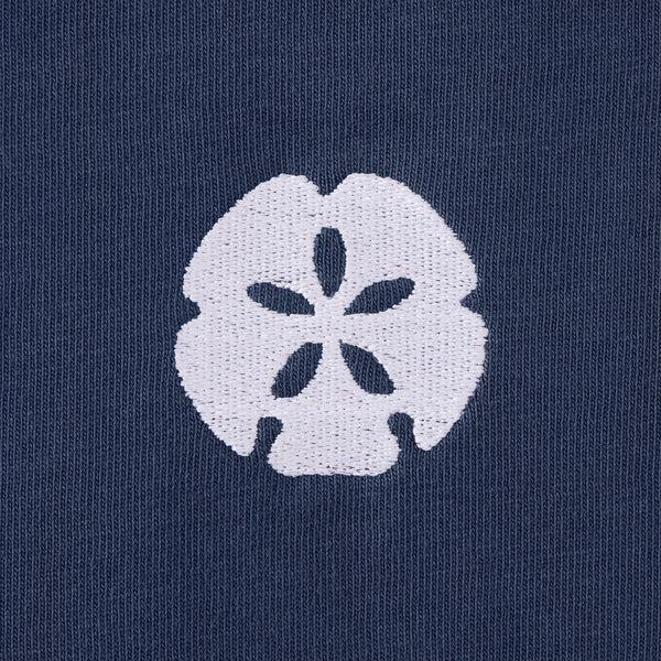 Life Is Good Women's Embroidered Sand Dollar Short Sleeve Crusher Boxy Tee