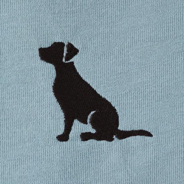 Life Is Good Women's Embroidered Sitting Dog Short Sleeve Crusher Tee