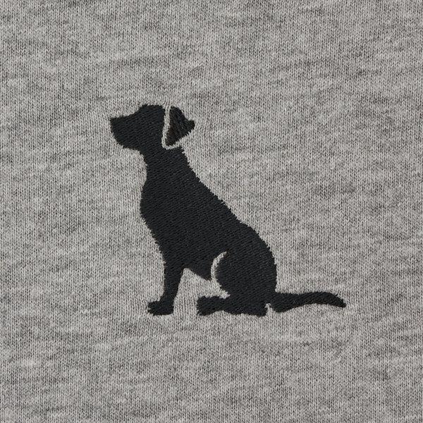 Life Is Good Women's Embroidered Sitting Dog Short Sleeve Crusher Tee