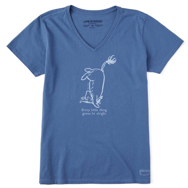 life is good Women's Every Little Thing E Short Sleeve Crusher Vee