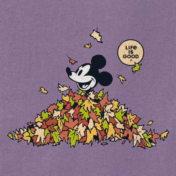 Life Is Good Women's Fall Leaves Willie Short Sleeve Tee