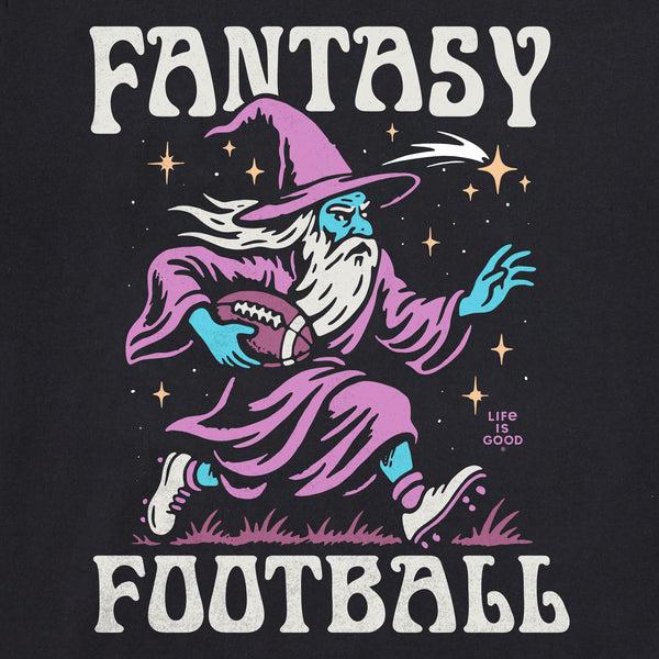 Life Is Good Women's Fantasy Football Rushing Wizard Short Sleeve Tee