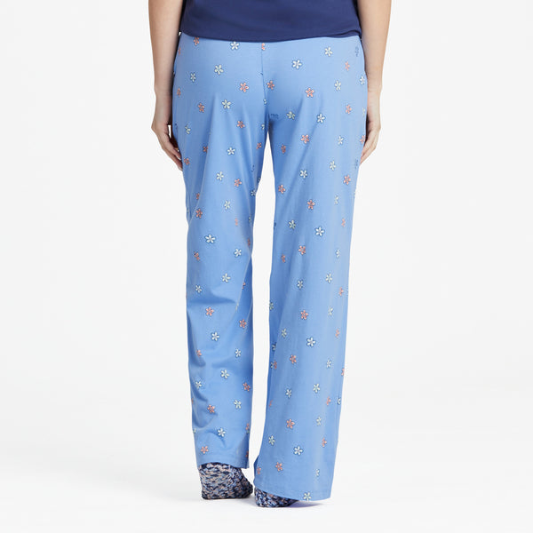 Life Is Good Women's Flowers Pattern Snuggle Up Sleep Pant