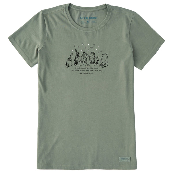 life is good Women's Friends are Like Stars Winnie Short Sleeve Crusher Tee