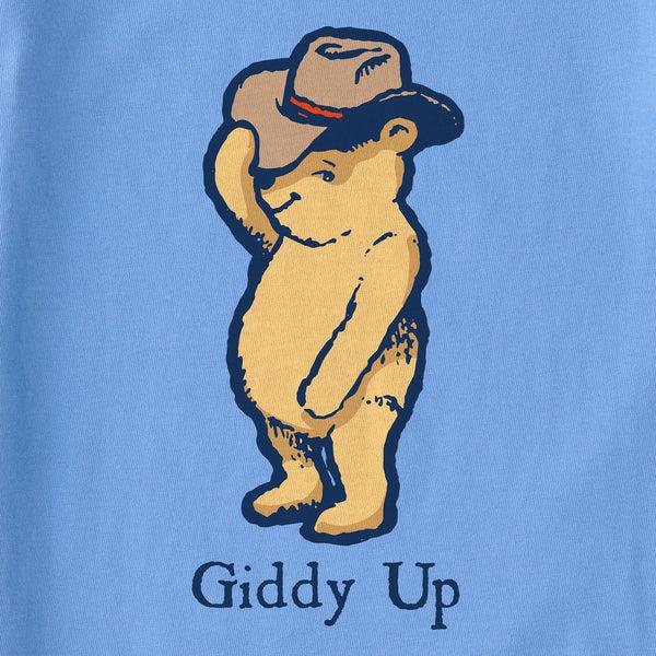 Life Is Good Women's Giddy Up Winnie Short Sleeve Crusher Boxy Tee