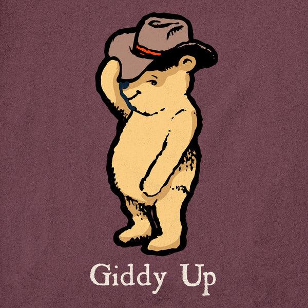Life Is Good Women's Giddy Up Winnie Short Sleeve Crusher Tee